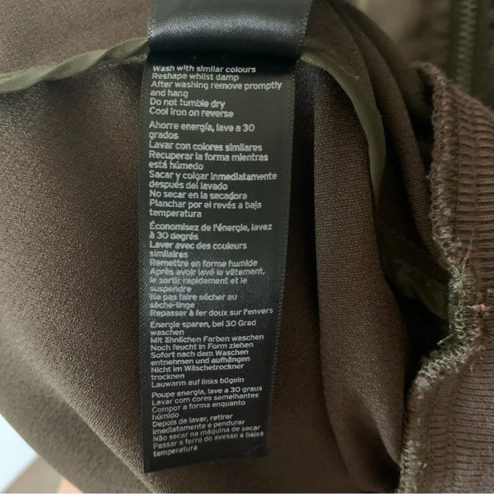 Topshop | Olive green Bomber Jacket zip up long sleeve jacket casual